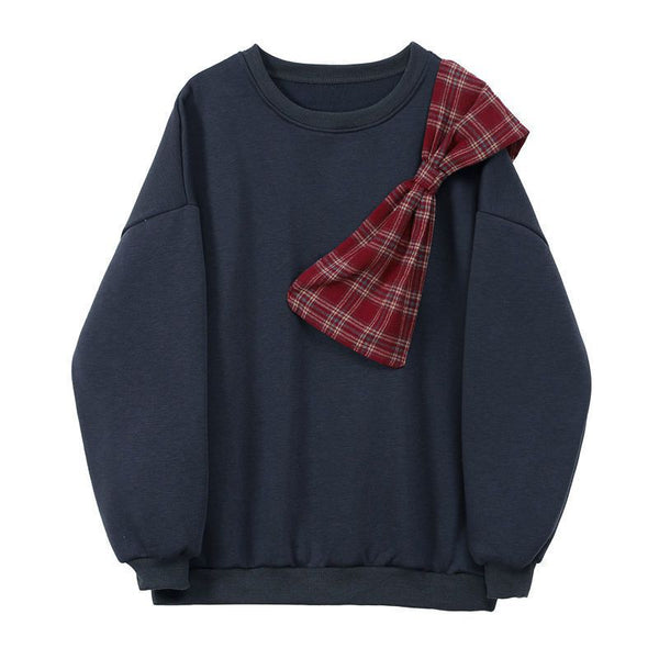 Suéter Elegante con Lazo para Mujer - Diseño Exclusivo Talla Grande