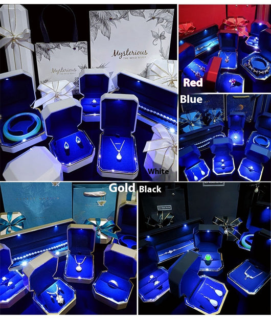 Estuche de Lujo con LED para Joyas, Relojes y Accesorios - Caja de Regalo Elegante - Image 33