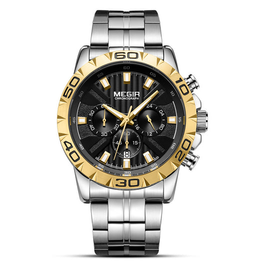 Reloj de Negocios Multifuncional con Pulsera de Acero - Image 3