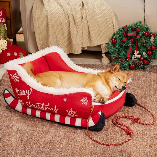 Cama Trineo Navideño para Mascotas - Image 7