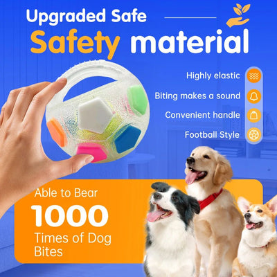 Juguetes para Perros Forma de Pelota de Tenis con Sonido - Alivio Dental y Entrenamiento - Image 3