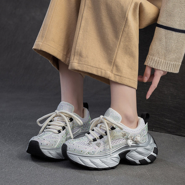 Zapatilla Deportiva Elevadora con Cámara de Aire y Plataforma Gruesa