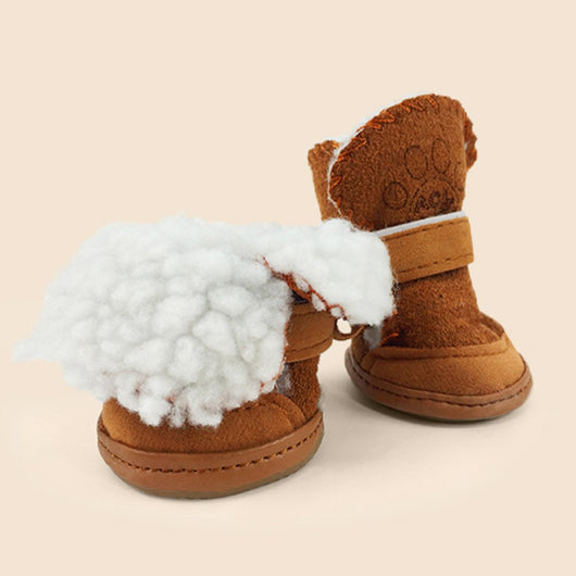 Botines para Perros de Piel de Cordero - Zapatos Cálidos para Nieve - Image 14