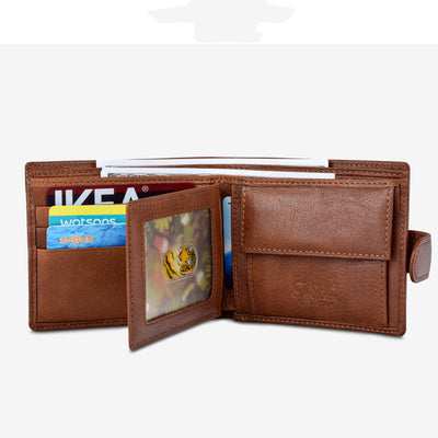 Billetera Corta Multifuncional de Cuero para Hombre - Image 4
