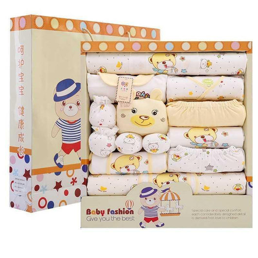 Set de 17 Piezas de Ropa para Recién Nacido en Algodón - Caja de Regalo - Image 8