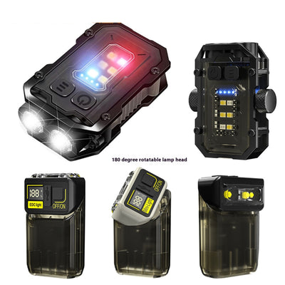 Linterna Llavero Recargable USB-C Doble Luz de Alta Potencia - Image 2