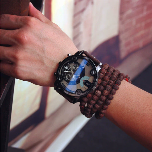 Reloj de Cuarzo Estilo Militar Coreano con Dial Grande - Unisex Retro - Image 8