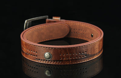 Cinturón Denim Casual para Hombre con Remaches Decorativos - Image 12