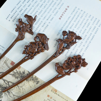 Pinza de Sándalo Dorado para Peinados - Accesorio Diario Elegante - Image 4