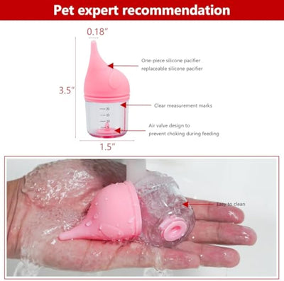 Biberones para Cachorros y Gatitos - Alimentación Segura para Mascotas Recién Nacidas - Image 2