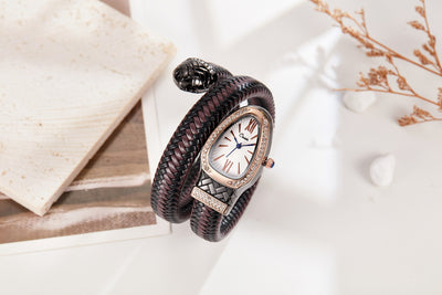 Reloj de Moda con Correa de Cuero y Diamantes - Image 9