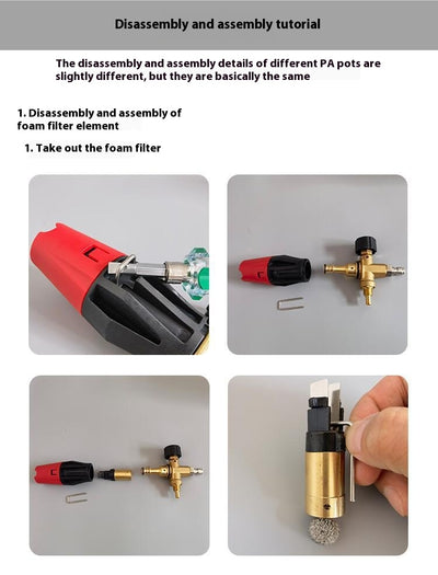 Accesorios de Pantalla Espumante para Tanque de Espuma de Alta Presión - Image 20