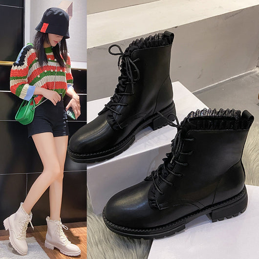 Botas Martin Plataforma con Cordones para Mujer - Image 8