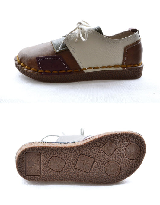 Zapatos Colorblock con Punta Redonda y Suela Blanda - Diseño Único y Cómodo - Image 13