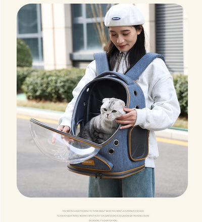 Mochila Transportadora Transparente de Gran Capacidad para Mascotas - Image 31