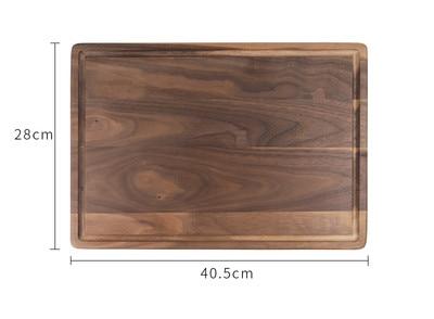 Tabla de Cortar de Nogal Negro Premium - Bandeja Multifuncional para Frutas y Vegetales - Image 7