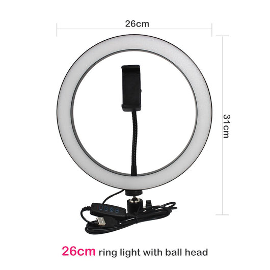 Kit de Luz Ring LED con Trípode y Soporte para iPhone y Dispositivos Apple - Image 15