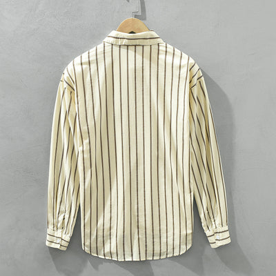 Camisa Casual de Cuadros con Cuello Cuadrado - Blusa Suelta de Algodón Puro - Image 2