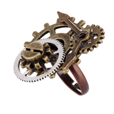 Anillo Vintage con Engranajes - Image 2