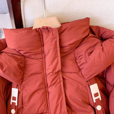 Chaqueta Acolchada Corta Estilo Coreano para Mujer - Image 14