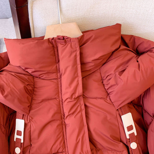 Chaqueta Acolchada Corta Estilo Coreano para Mujer - Image 14