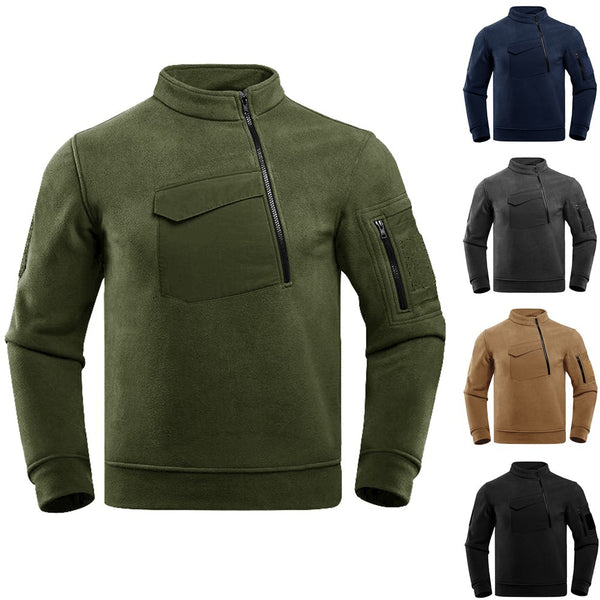 Sudadera Térmica para Hombre con Forro Polar Engrosado