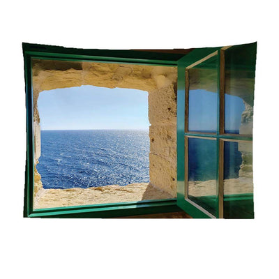 Tela de Fondo con Ventana Falsa y Paisaje 3D - Image 11