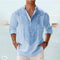 Camisa Hawaiana Estampada con Cuello de Pie para Verano