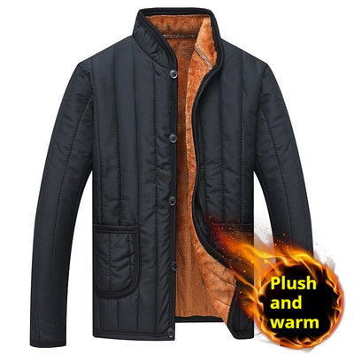 Chaqueta Acolchada para Hombre con Cuello de Pie - Image 3