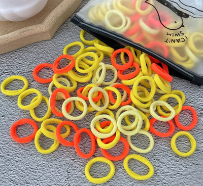 Set de 100 Bandas Elásticas Infantiles sin Tirones - Colores Pastel Suave - Image 14