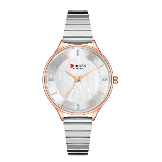 Reloj de Pulsera Unisex Acero Inoxidable Cuarzo Clásico Negro - Image 18