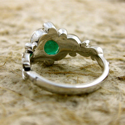 Anillo de Compromiso Esmeralda Verde - Joya Premium para Bodas - Image 4