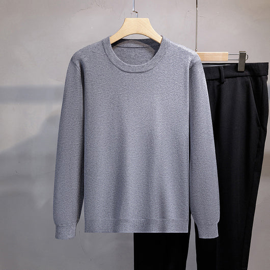 Suéter Holgado Oversized Cuello Redondo para Hombre - Image 20
