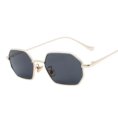 Gafas de Sol Retro Espejo Pequeñas con Lentes Negros - Image 11