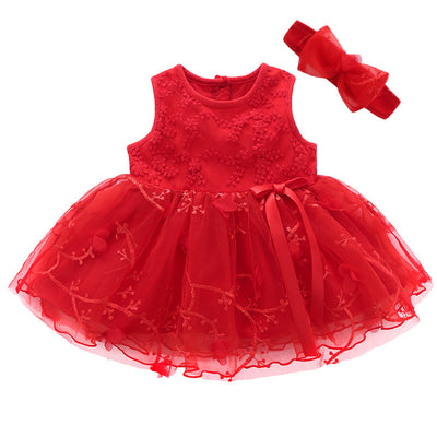 Vestido Princesa de Manga Larga para Bebé con Tiara - Image 12