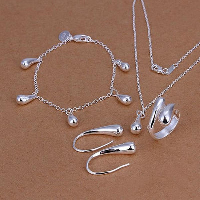 Juego de 4 Piezas: Pulsera, Collar, Aretes y Anillo - Image 9