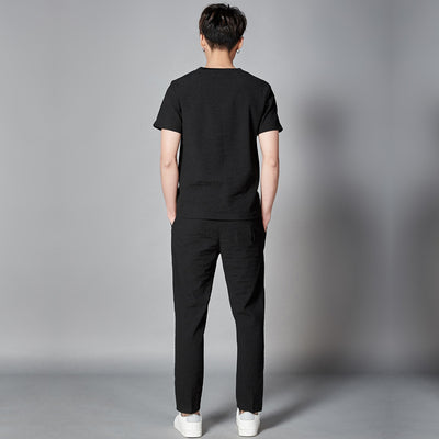 Conjunto Deportivo Casual para Hombre - Camiseta Manga Corta y Pantalón - Image 7