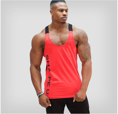 Chaleco Deportivo Hombre Cuello U Colores Contrastantes Transpirable - Image 3