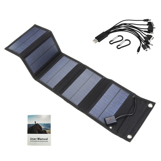 Cargador Solar Portátil Plegable para Acampadas y Aventuras - Image 10