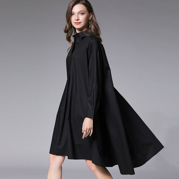 Vestido Camisa Suelto para Mujer - Diseño Moderno y Versátil