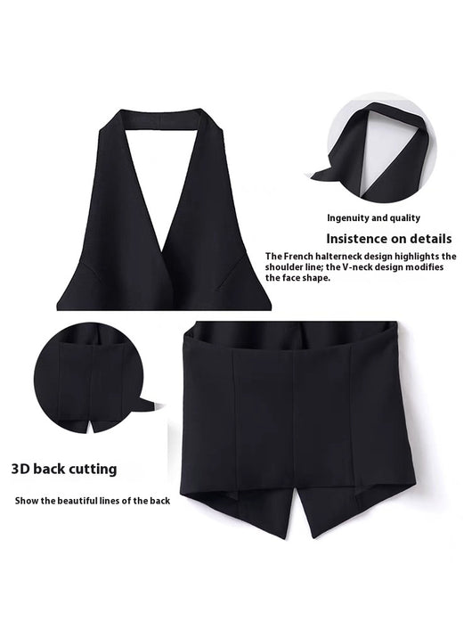 Chaleco Halter Sin Mangas para Mujer - Image 10