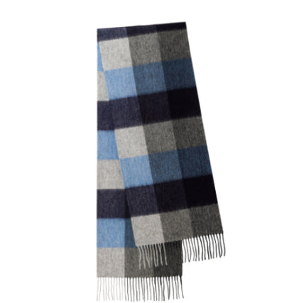 Bufanda Cuadros Gruesa Minimalista para Hombre y Mujer - Image 25