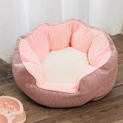 Cama Térmica Octagonal para Mascotas con Lana y Colchoneta Removible - Image 10