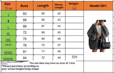 Abrigo Suéter Tejido Casual para Mujer - Image 18