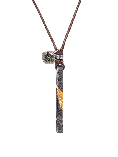 Collar Personalizado de Plata Esterlina 925 Chapado en Oro 24K para Hombre - Image 2