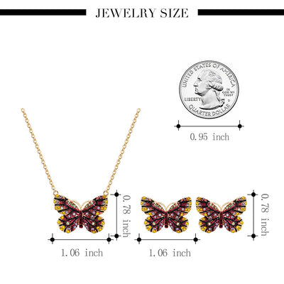 Conjunto de Collar y Aretes Étnicos Exquisitos Dos Piezas - Image 3