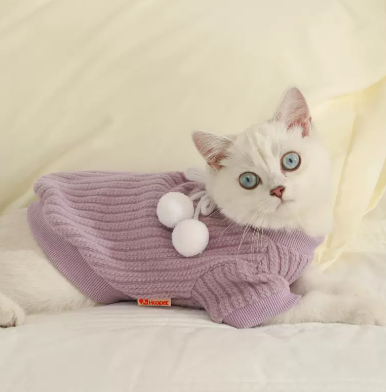 Suéteres de Otoño e Invierno Anti-Pérdida de Pelo para Gatitos y Mascotas - Image 3