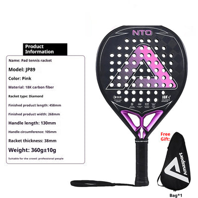 Raqueta de Tenis de Fibra de Carbono Estructura Jaula - Image 5