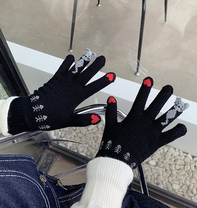 Guantes Rojos Navideños para Mujer - Image 9