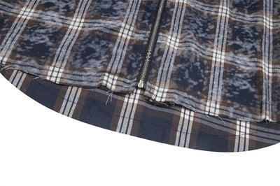 Camisa Cuadros Punk Oversized para Hombre - Image 22